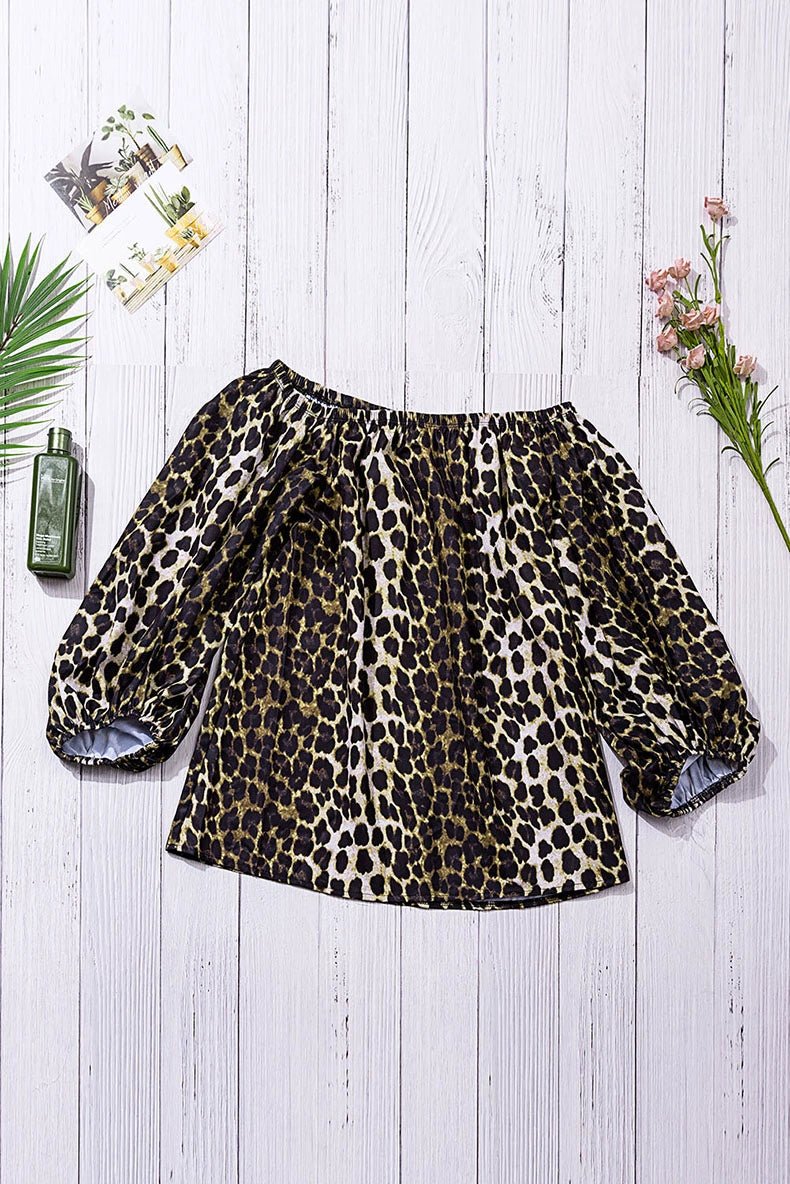 Off - the - Shoulder Fashion Tube Top off - Neck Pullover Long Sleeves Shirt - Kaiju Mafia