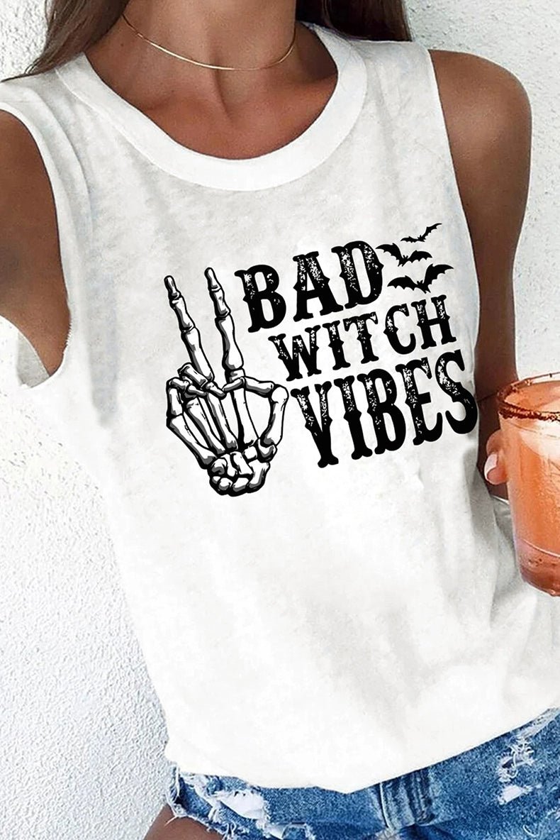 Summer New round Neck Loose Gradient Color Sleeveless T-shirt - Kaiju Mafia