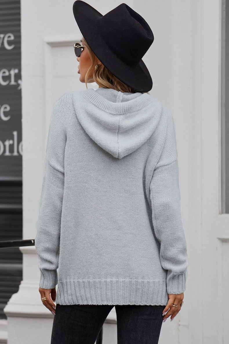 2024 Fashion Pure Color Kangaroo Pocket Turtleneck Knitting Sweater Female Winter New Arrival Thickened Heattech Thickening Sweater Female - Kaiju Mafia