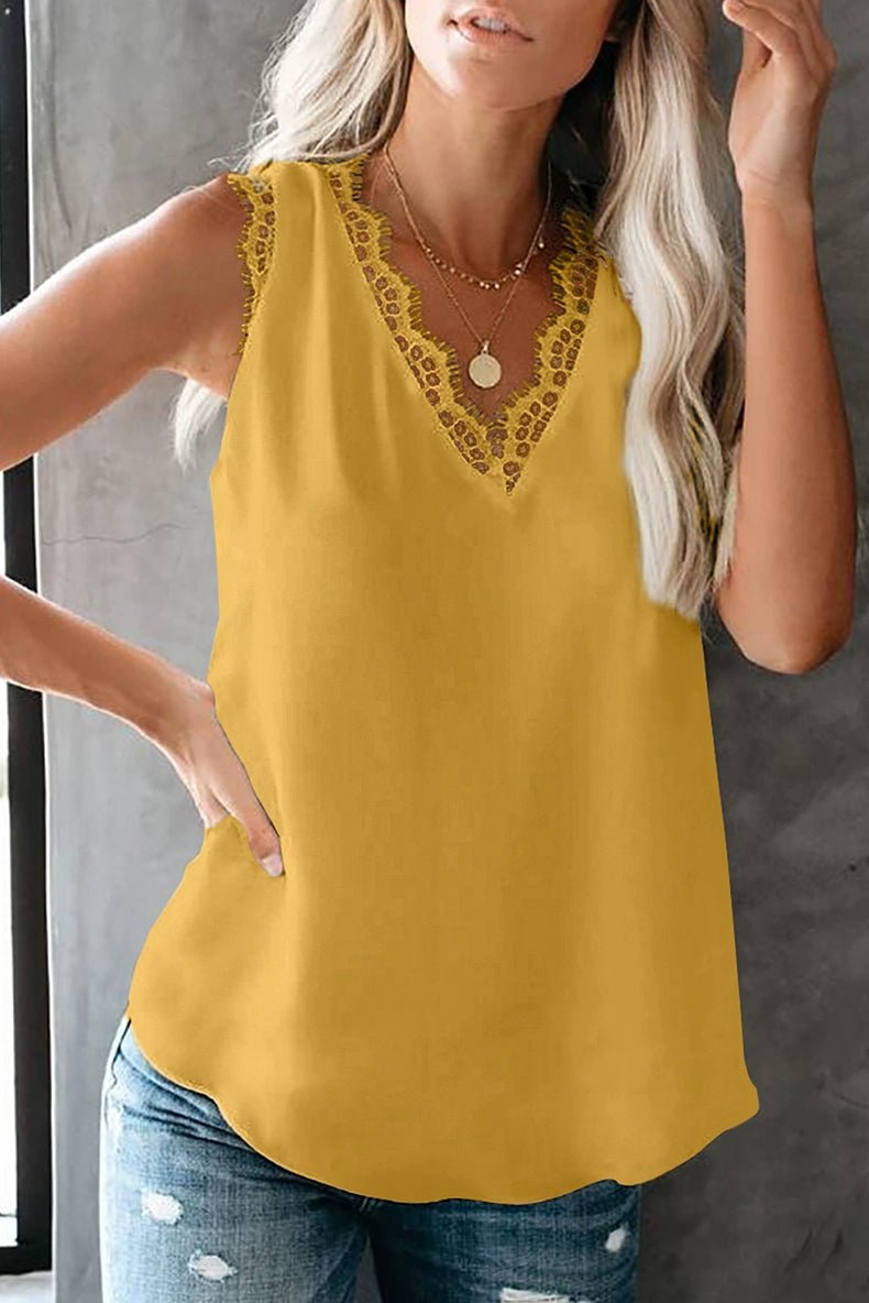 Fashion Eyelash Thin Summer Sleeveless Tops Vest - Kaiju Mafia