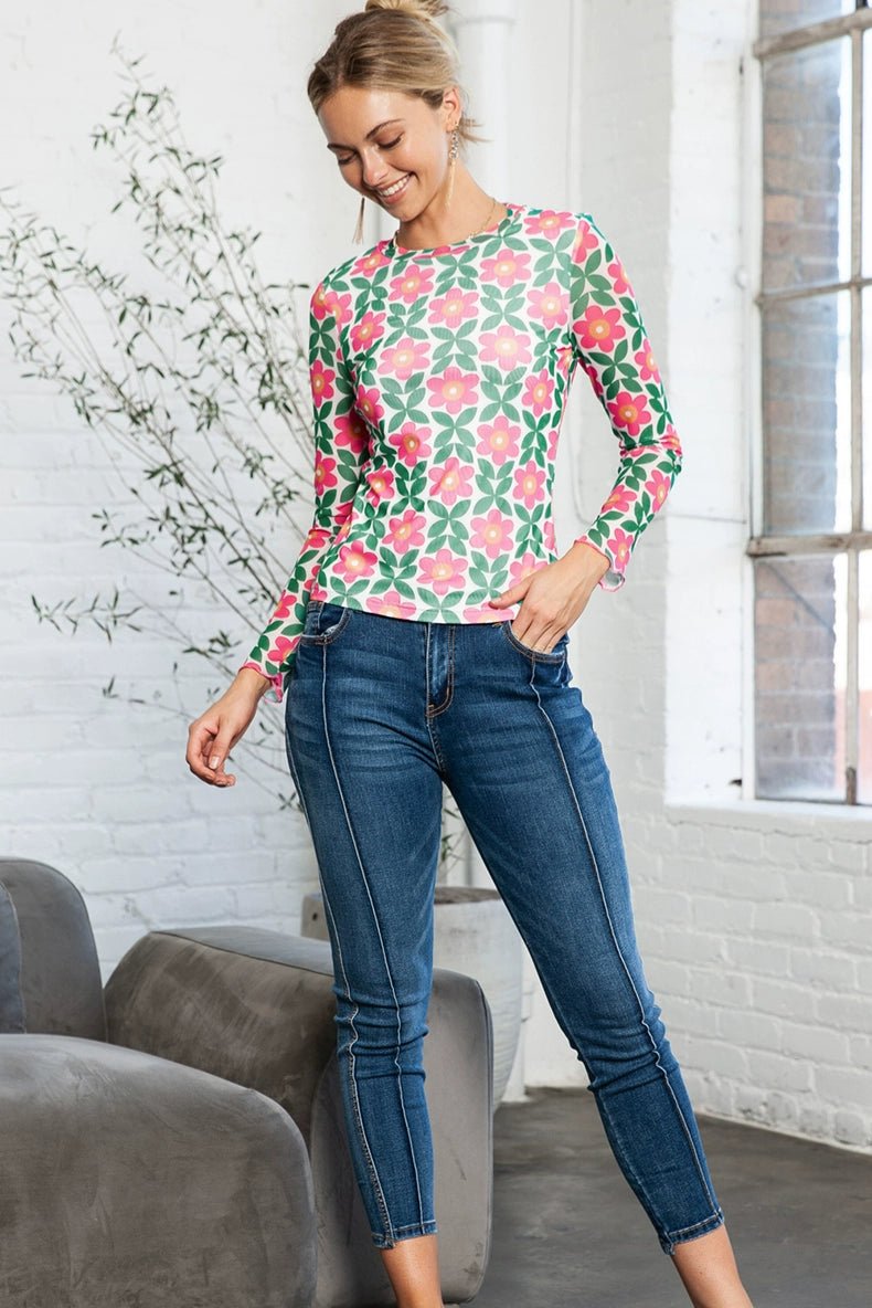 2024 Spring New Arrival Silm Slimming Long - Sleeved T-shirt Women&