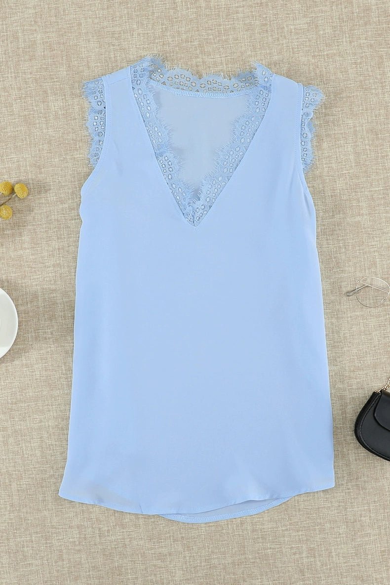 Fashion Eyelash Thin Summer Sleeveless Tops Vest - Kaiju Mafia