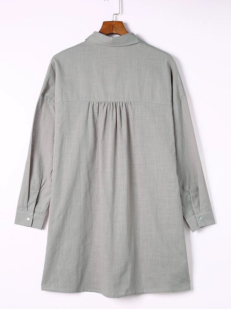 Summer New Arrival Mid Length Long Length Bikini Cover - up Chiffon Shirt for Women Fashion Beach Vacation Style Loose Sun Protective Blouse - Kaiju Mafia