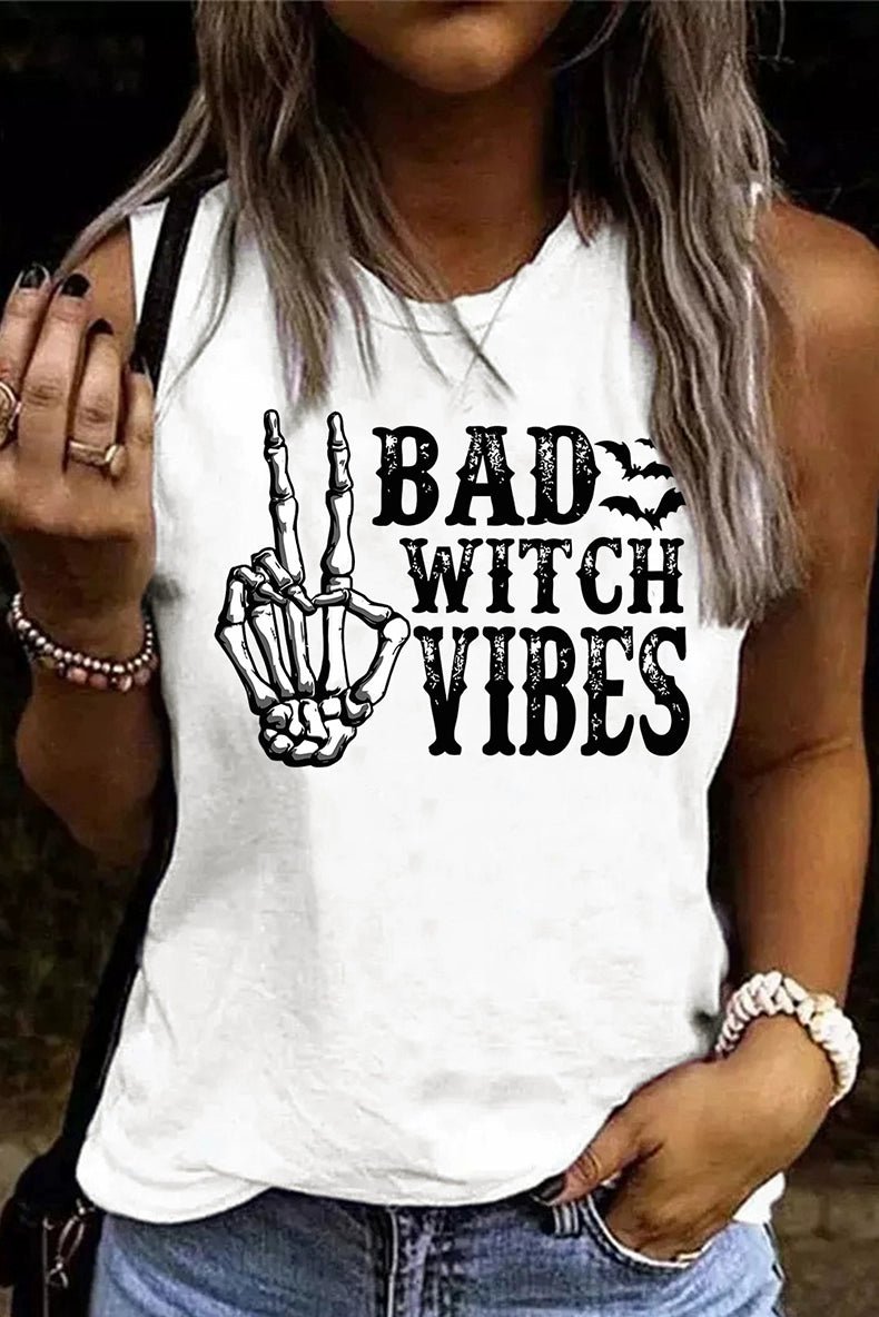 Summer New round Neck Loose Gradient Color Sleeveless T-shirt - Kaiju Mafia