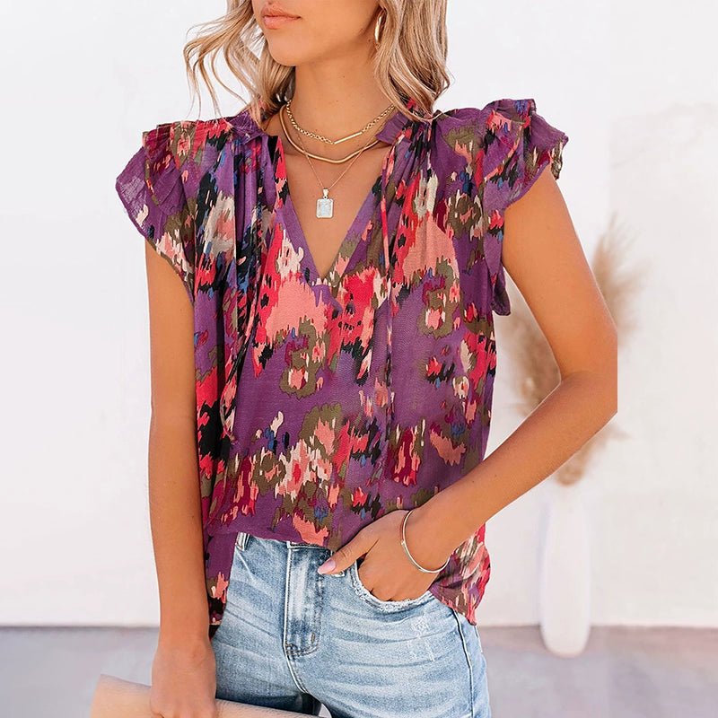 Thin 2024 Summer Loose Design Short Sleeve Pullover - Kaiju Mafia