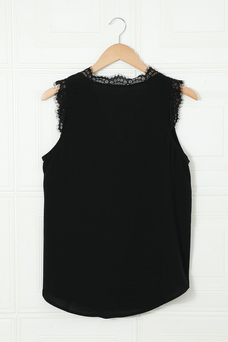 Fashion Eyelash Thin Summer Sleeveless Tops Vest - Kaiju Mafia