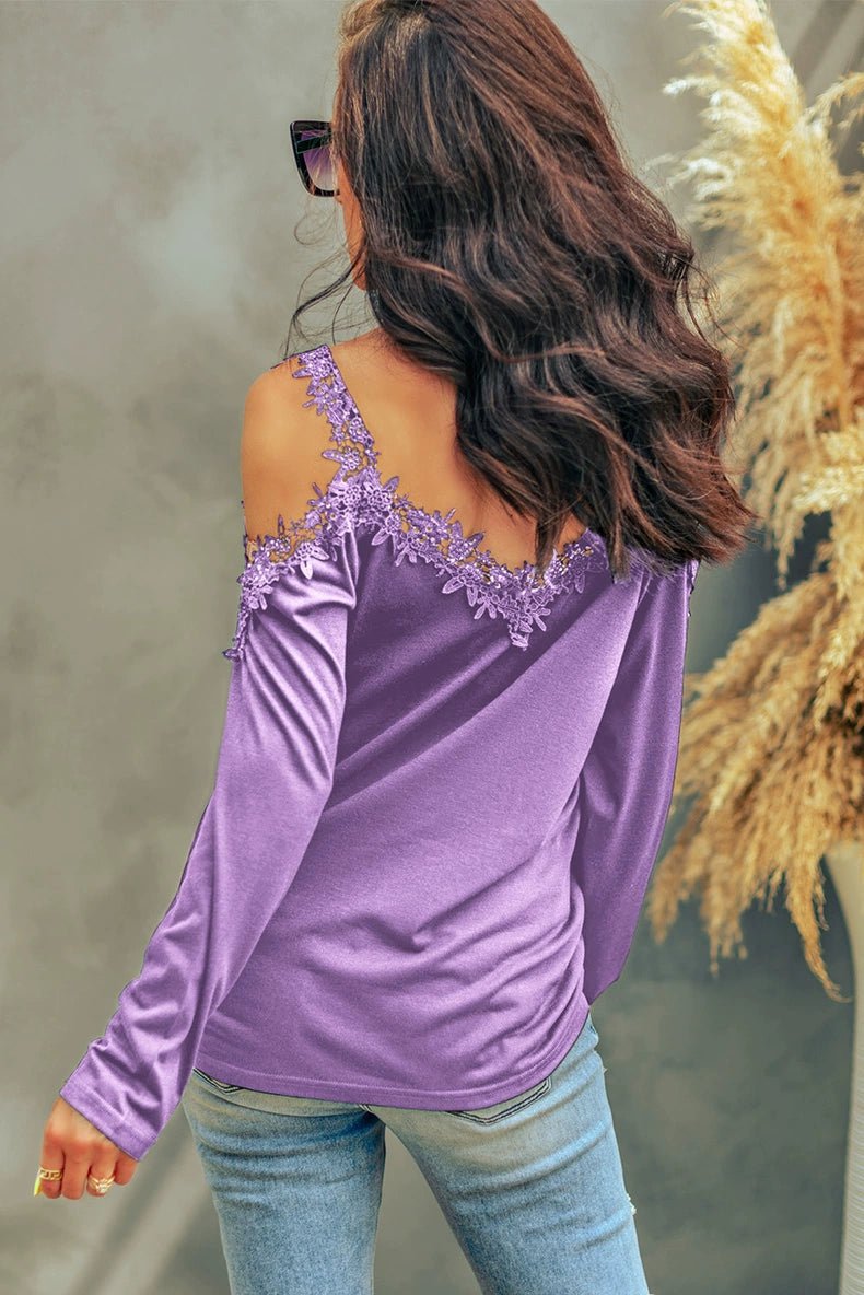 Fashion Sexy Thin Long Sleeves T-shirt Women&