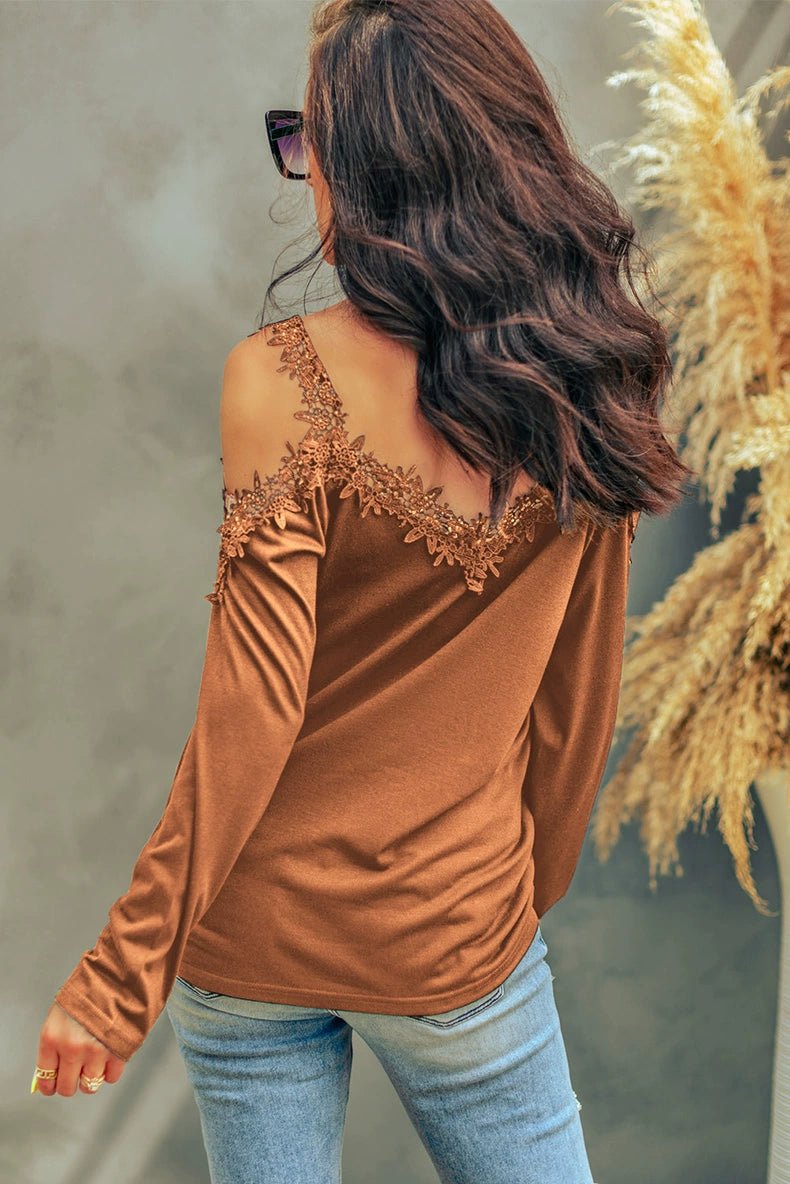 Fashion Sexy Thin Long Sleeves T-shirt Women&