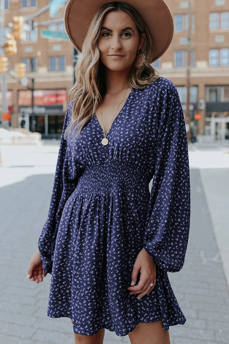 Early Autumn New Arrival Fashion Pullover Polka Dot Long Sleeve Dress - Kaiju Mafia