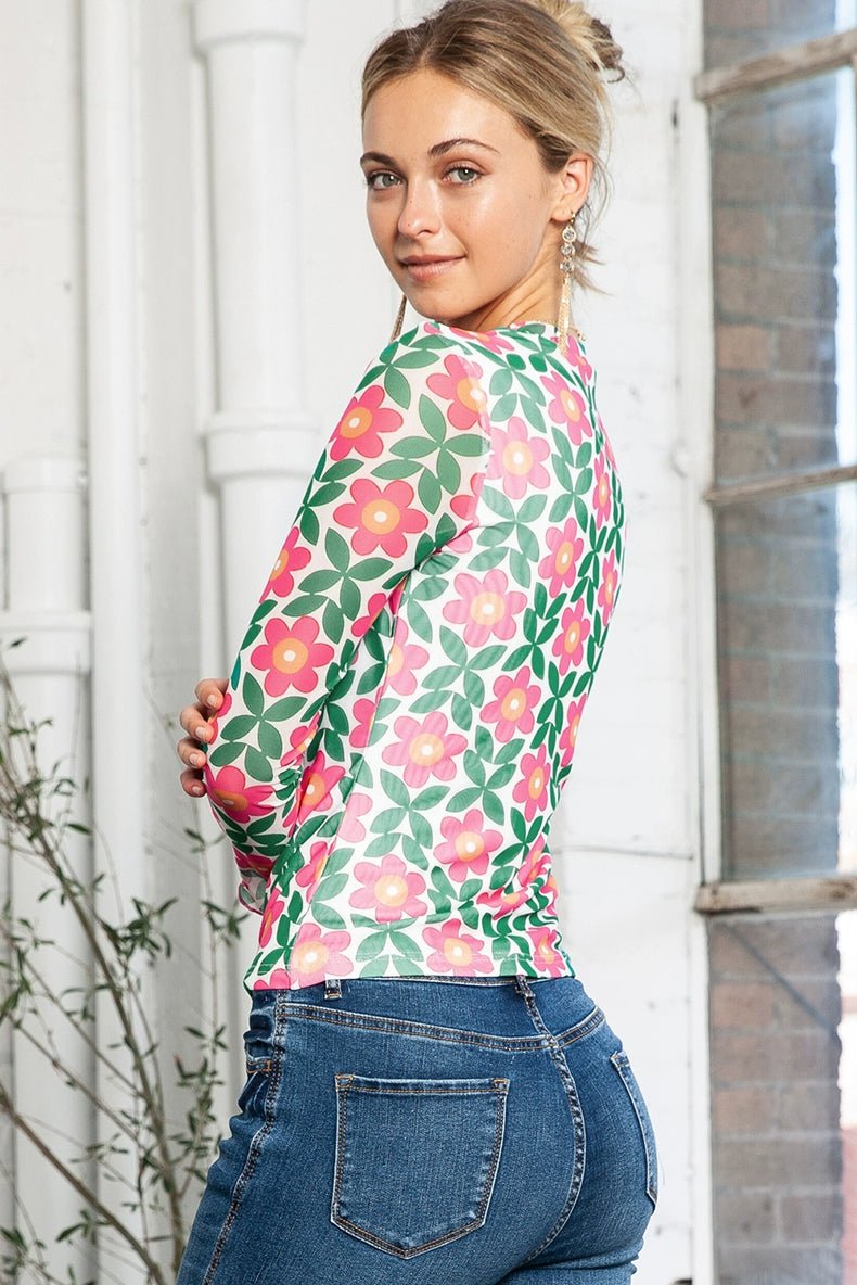 2024 Spring Slim Fit Long-Sleeve Printed Shirt for Women. - Kaiju Mafia