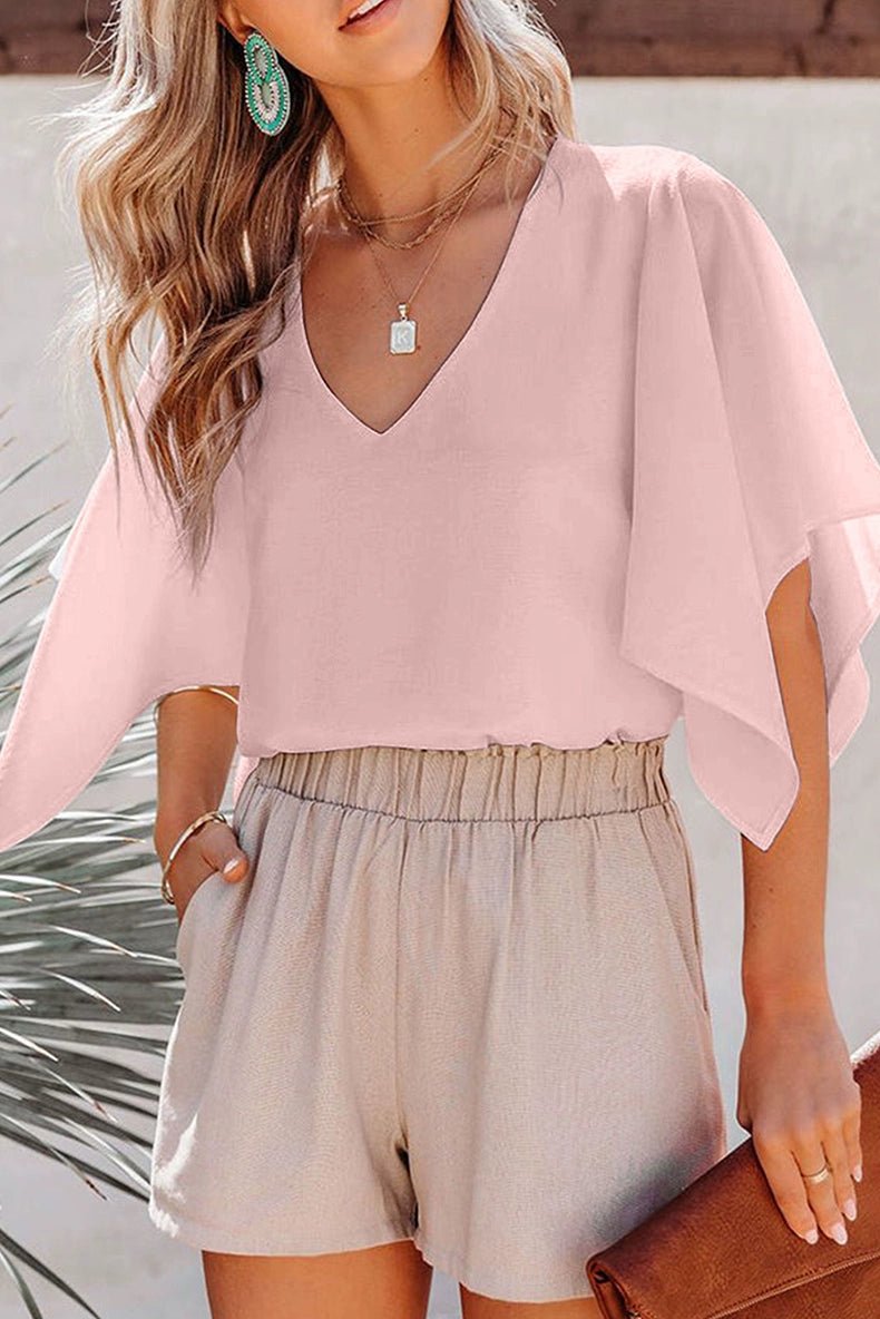 Fashion Minimalist White Loose Pullover Top Short Sleeve - Kaiju Mafia