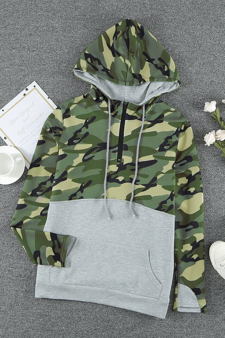 Special Offer Fashion Pullover Hooded Long Sleeve Sweater Women 2024 Autumn Plaid Printed Stitching Warm Tops Women - Kaiju Mafia