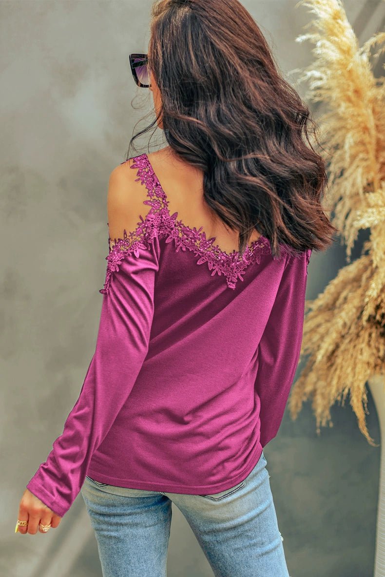 Fashion Sexy Thin Long Sleeves T-shirt Women&