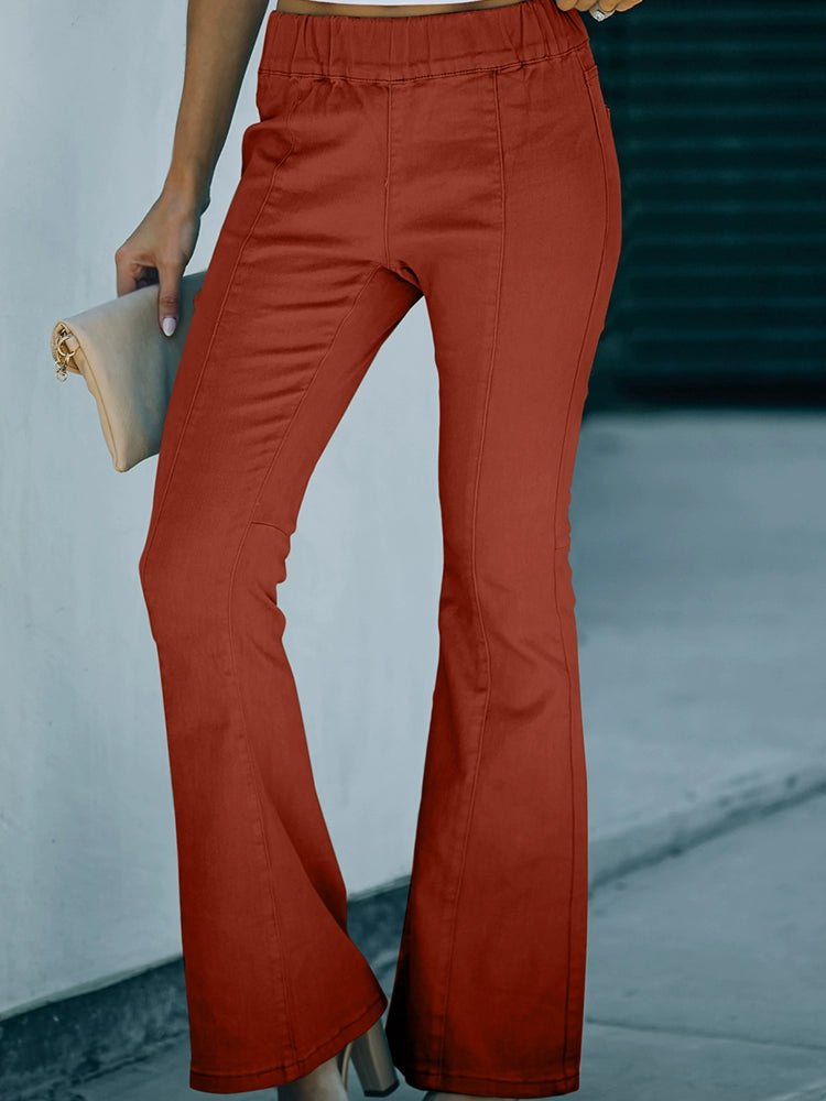 High Waist Wide-Leg Denim Jeans - Fall/Winter Women&