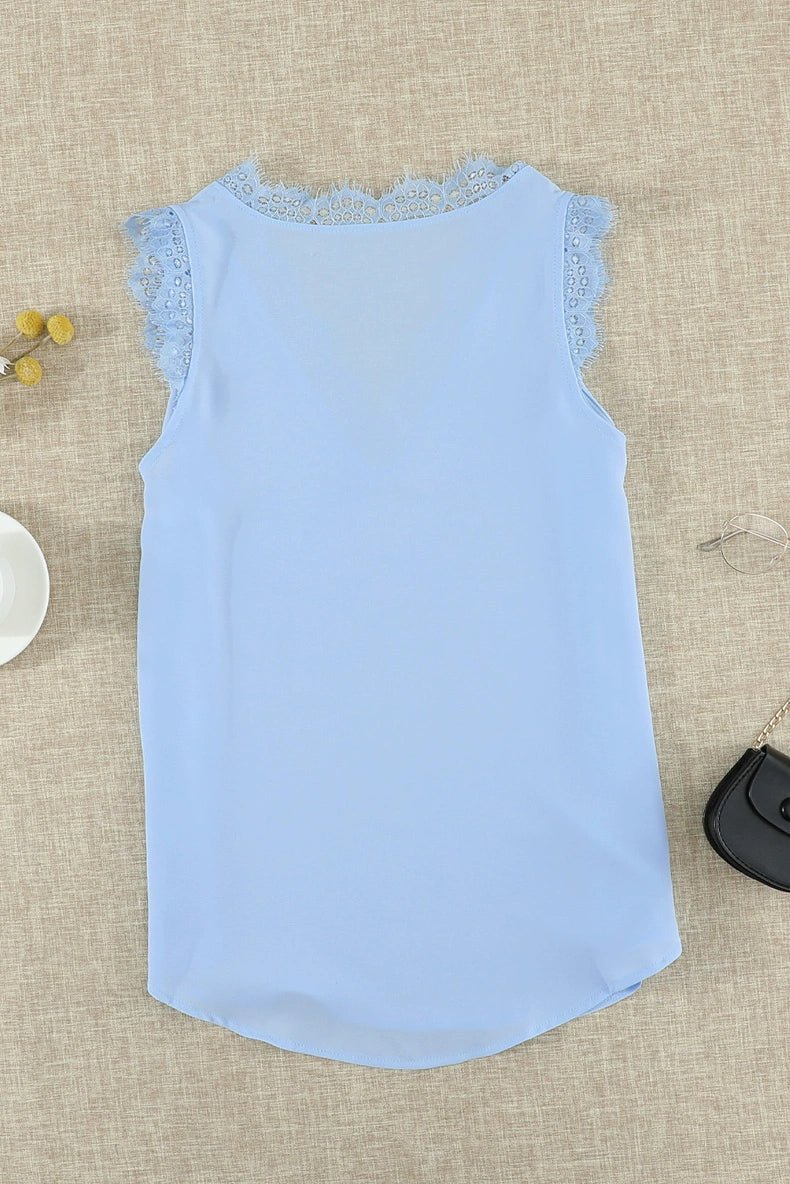 Fashion Eyelash Thin Summer Sleeveless Tops Vest - Kaiju Mafia