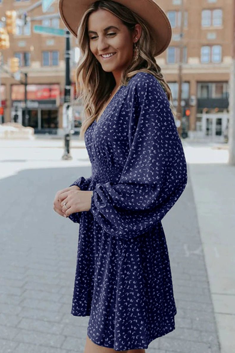 Early Autumn New Arrival Fashion Pullover Polka Dot Long Sleeve Dress - Kaiju Mafia