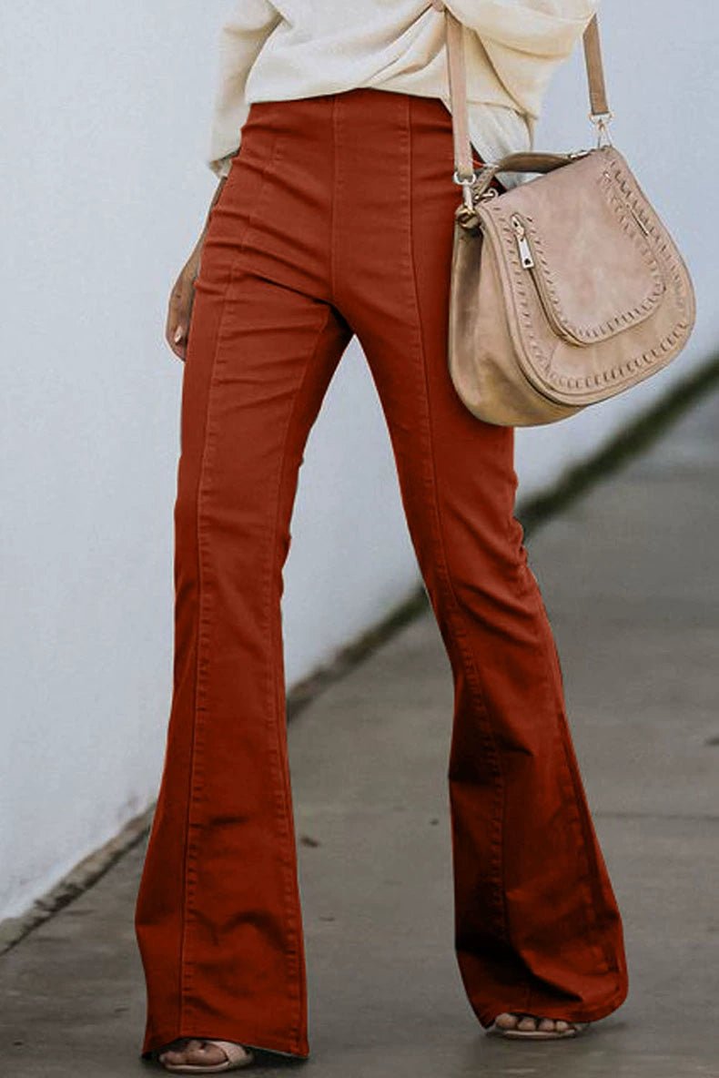 High Waist Wide-Leg Denim Jeans - Fall/Winter Women&