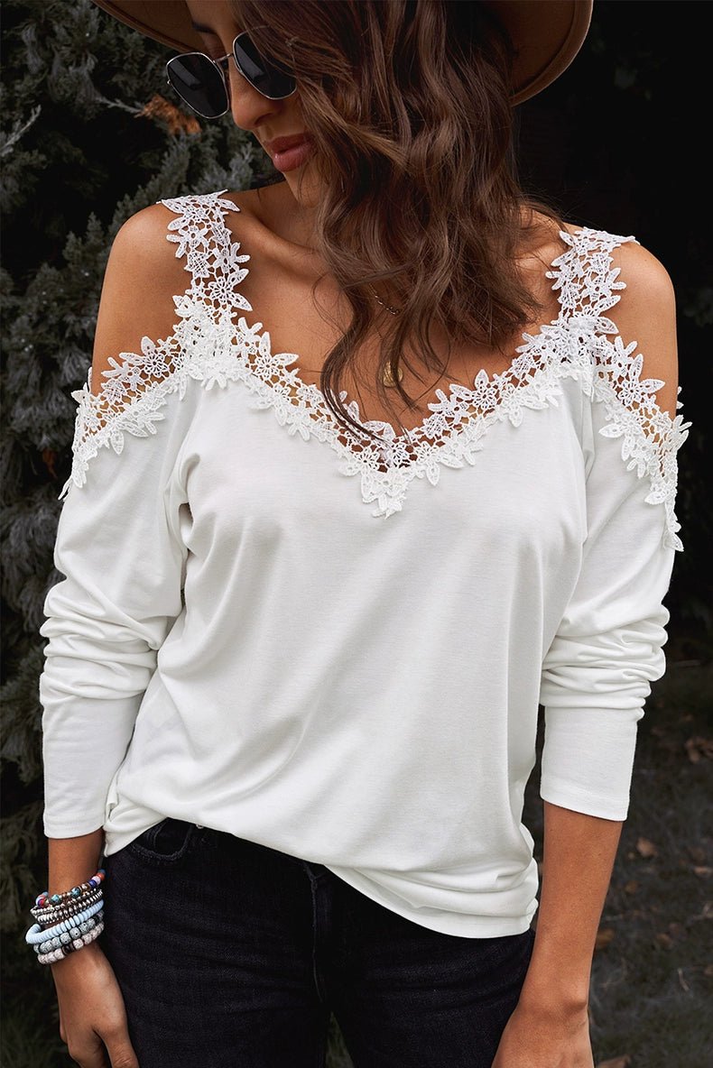 Fashion Sexy Thin Long Sleeves T-shirt Women&