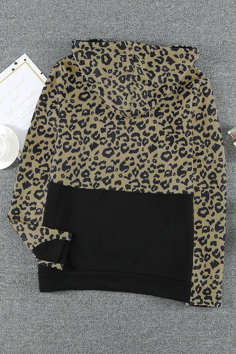 Special Offer Fashion Pullover Hooded Long Sleeve Sweater Women 2024 Autumn Plaid Printed Stitching Warm Tops Women - Kaiju Mafia