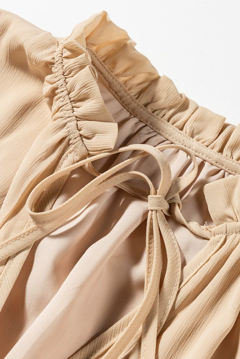 2024 Autumn Solid Color Thin Jumpsuit Skirt Fashion Slim Looking Temperament Commute Pullover Loose Knee - Length Dress Women - Kaiju Mafia