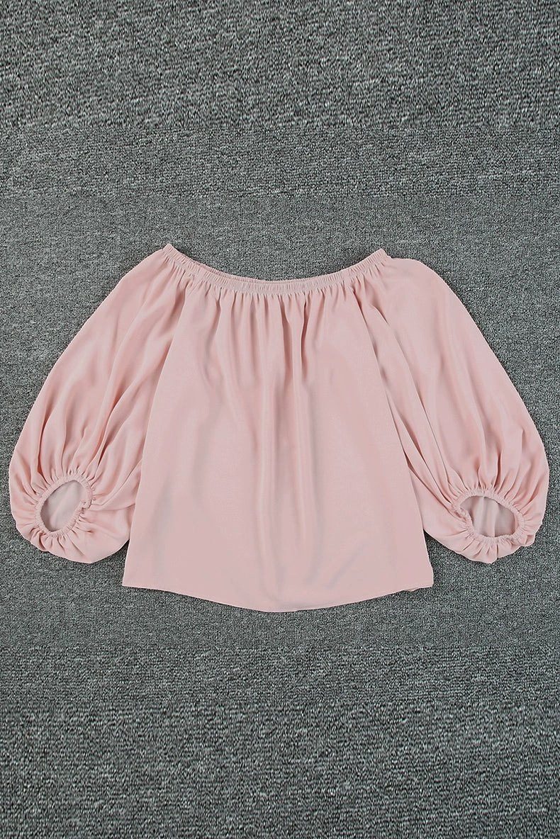 Off - the - Shoulder Fashion Tube Top off - Neck Pullover Long Sleeves Shirt - Kaiju Mafia