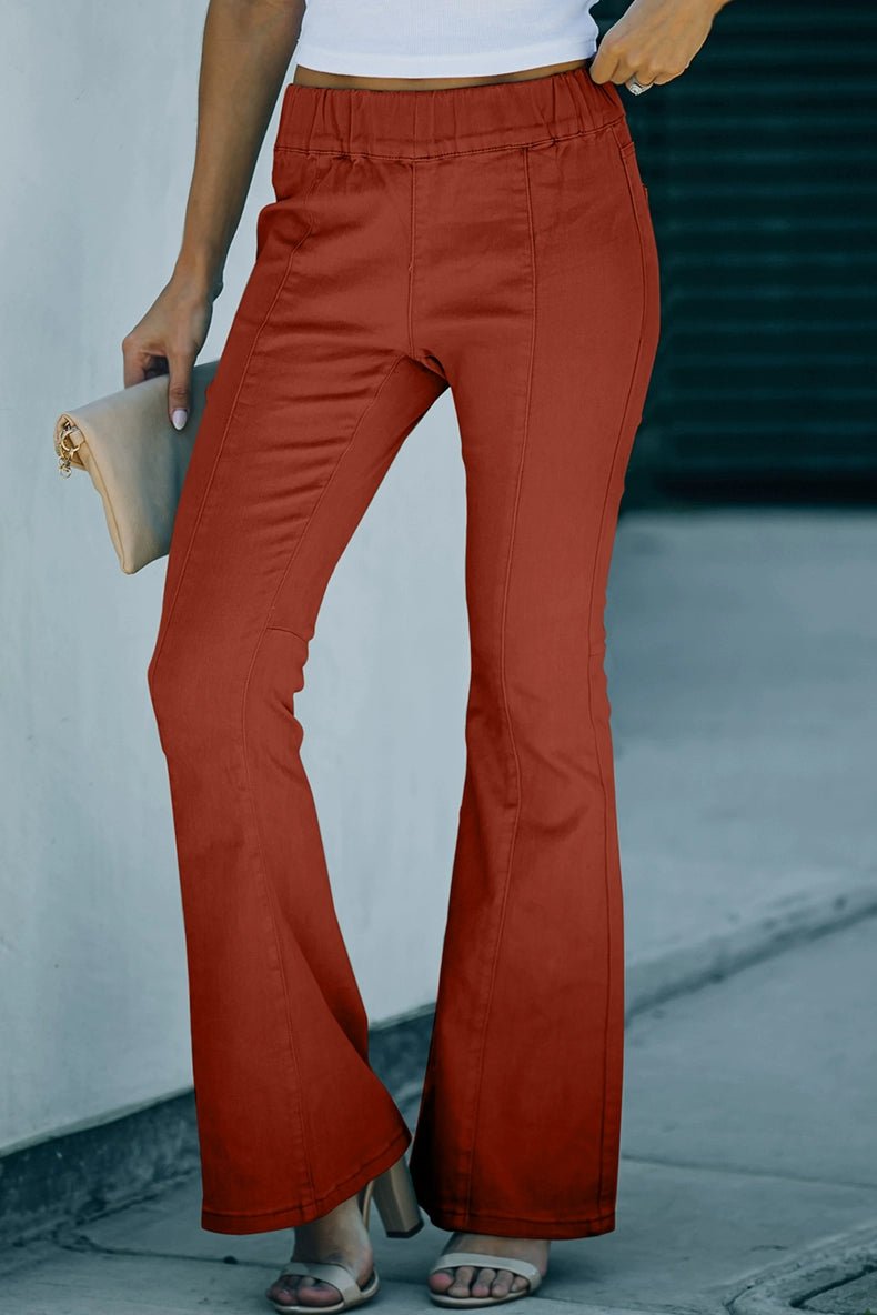 High Waist Wide-Leg Denim Jeans - Fall/Winter Women&