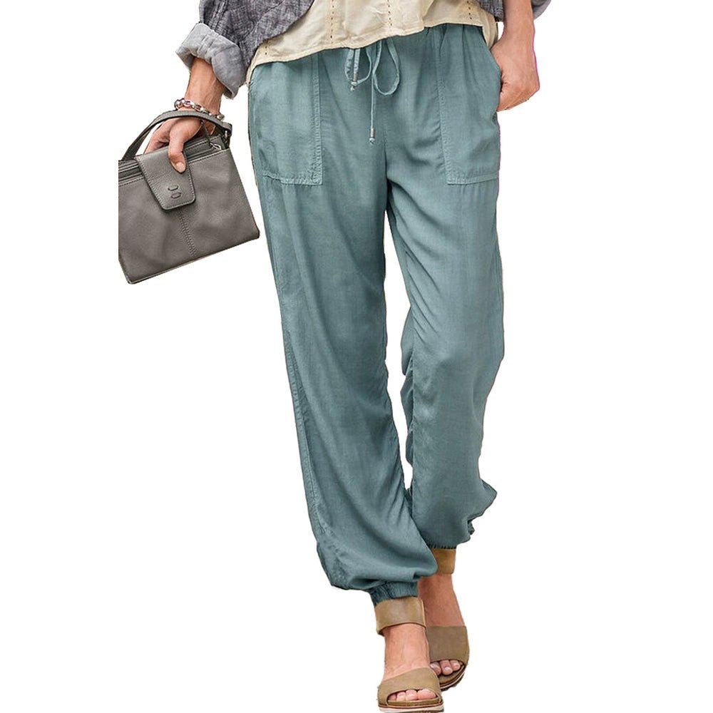European Loose Lace - up Ankle - Length Pants - Kaiju Mafia