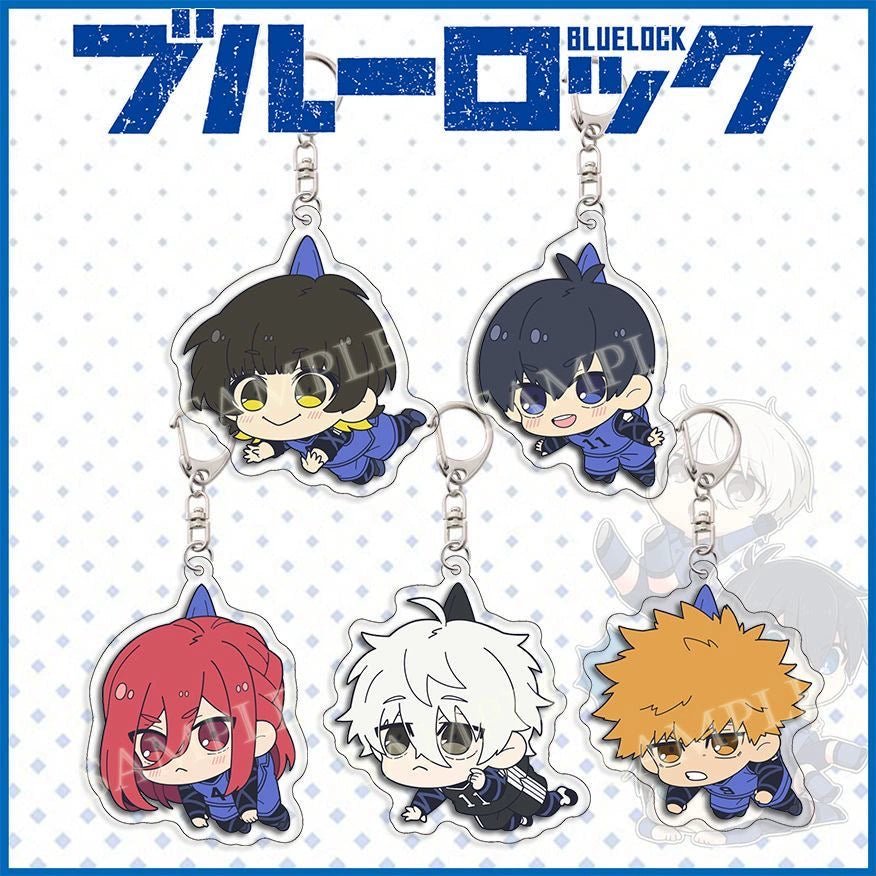 Blue Prison Cartoon Acrylic Keychain Double - Sided Jie Shiyi Bee Music Back Home God Lian Jie Qianche Leopard Horse Ornaments - Kaiju Mafia