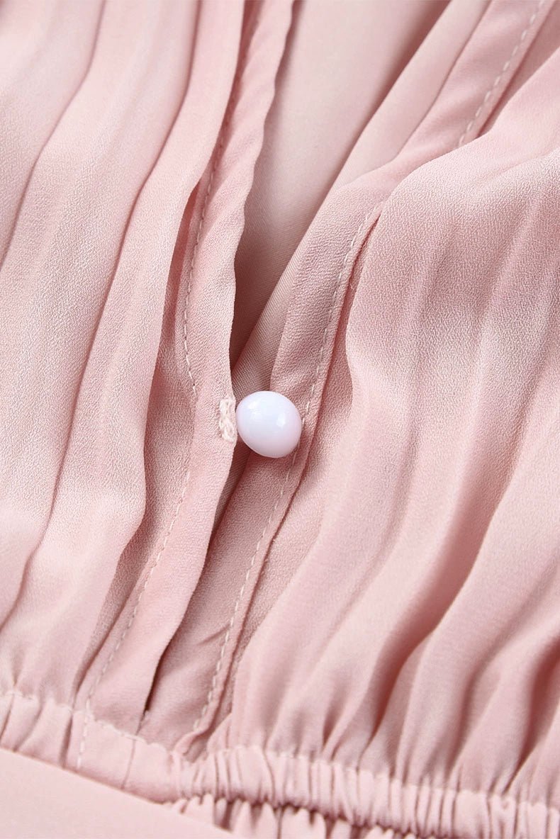 2024 Summer New Arrival Pure Color Halter Jumpsuit Women&