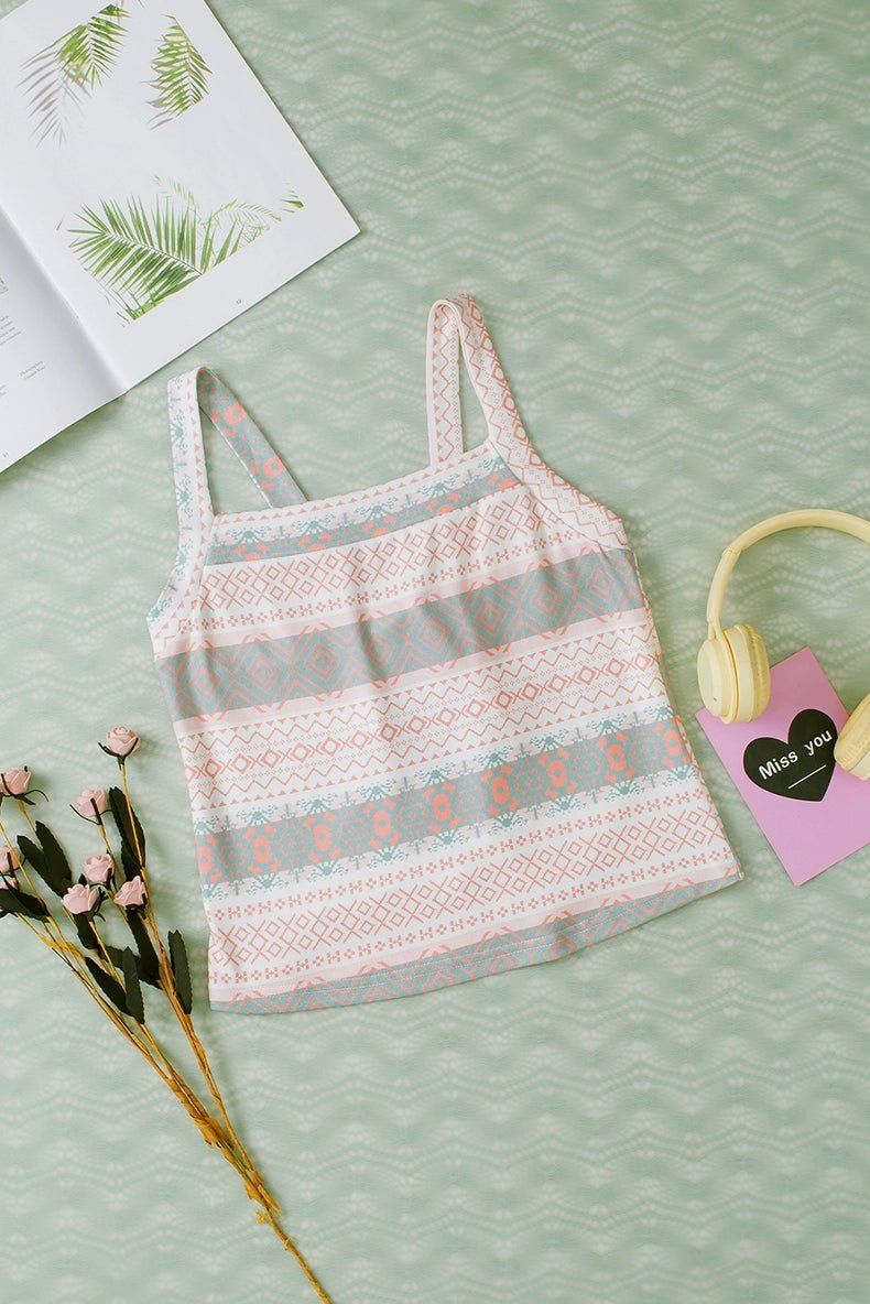 New Arrival Print Fashion Sleeveless Pullover Women&