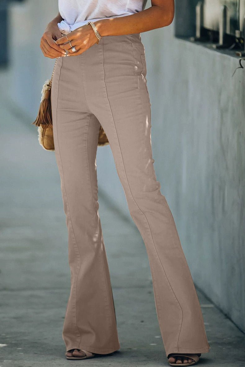 High Waist Wide-Leg Denim Jeans - Fall/Winter Women&