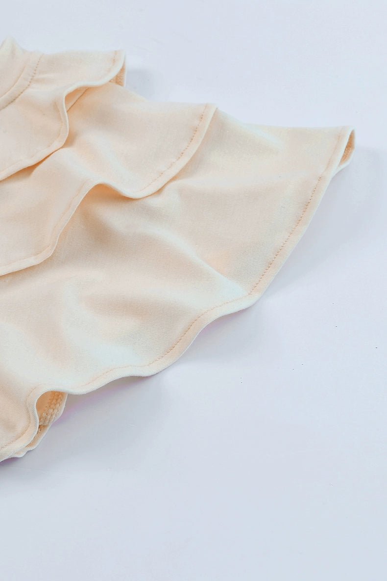 Pleated Summer Silm Thin Top T-shirt with Short Sleeves - Kaiju Mafia