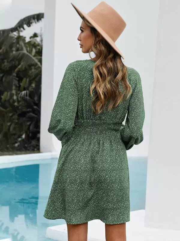 Early Autumn New Arrival Fashion Pullover Polka Dot Long Sleeve Dress - Kaiju Mafia