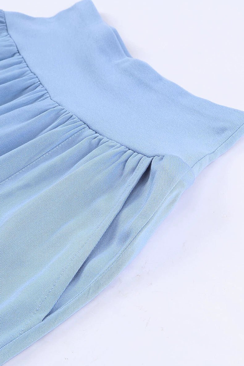 High Waist Nine Points European and American Fashion Minimalist Loose - Fit Tappered Trousers - Kaiju Mafia