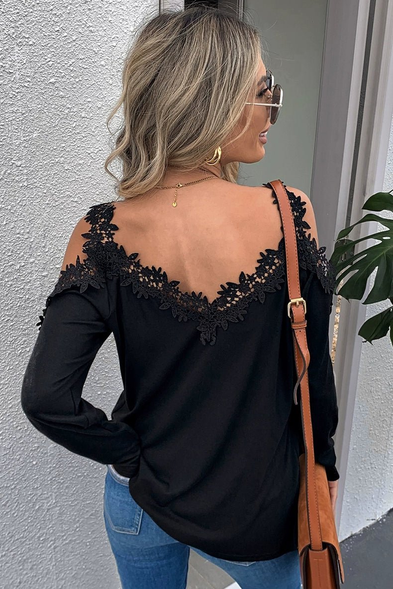 Fashion Sexy Thin Long Sleeves T-shirt Women&