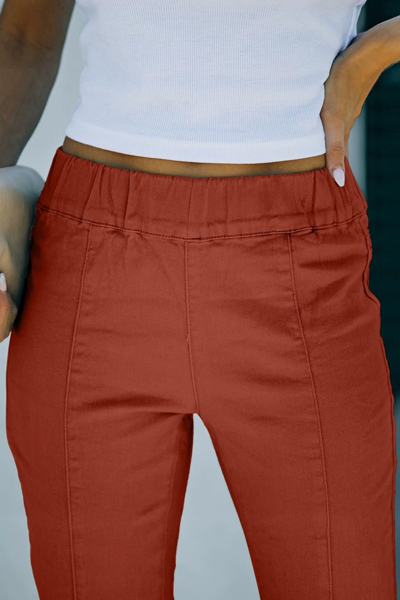 High Waist Wide-Leg Denim Jeans - Fall/Winter Women&