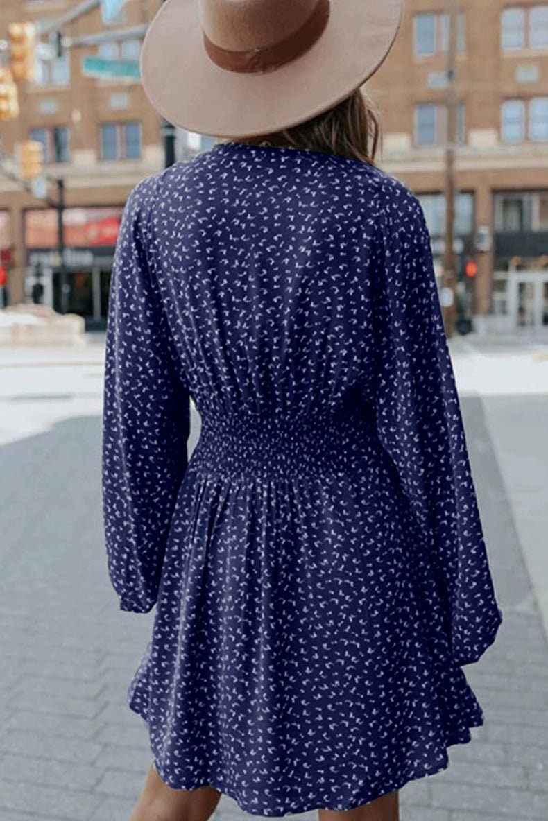 Early Autumn New Arrival Fashion Pullover Polka Dot Long Sleeve Dress - Kaiju Mafia