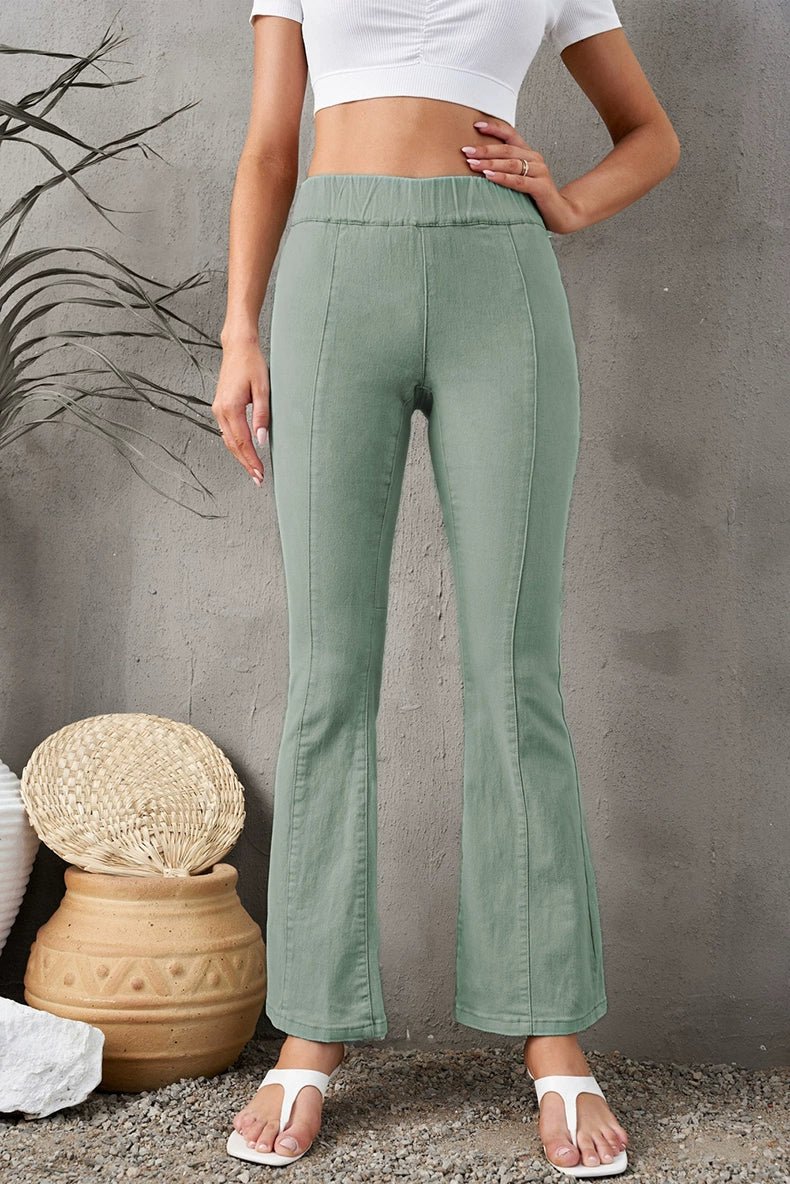 High Waist Wide-Leg Denim Jeans - Fall/Winter Women&