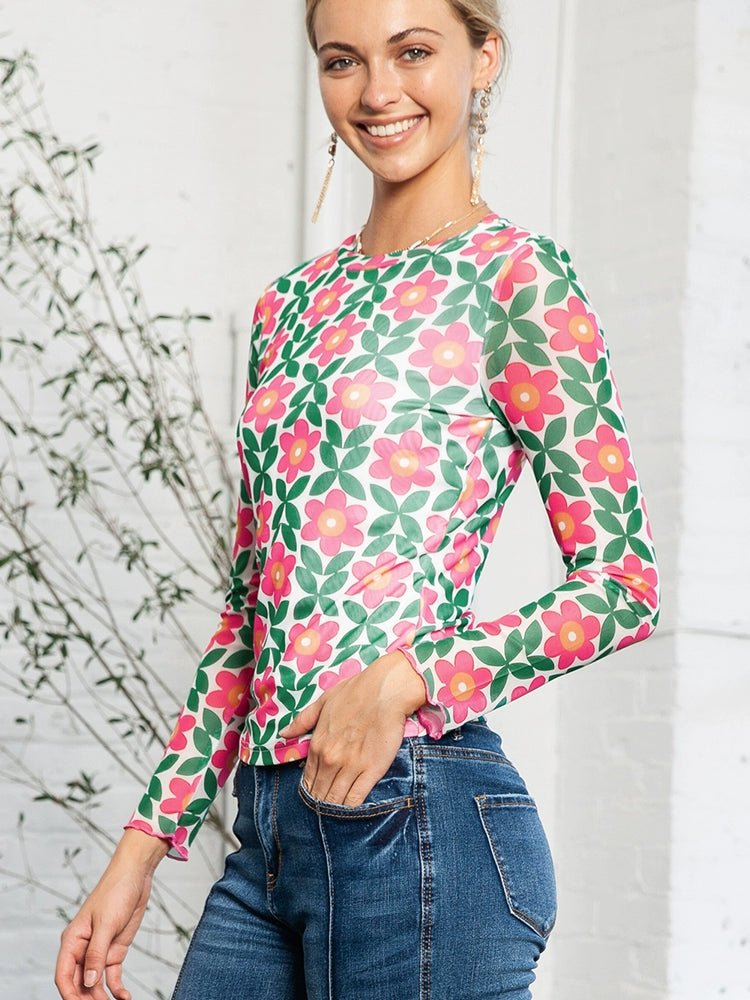 2024 Spring New Arrival Silm Slimming Long - Sleeved T-shirt Women&