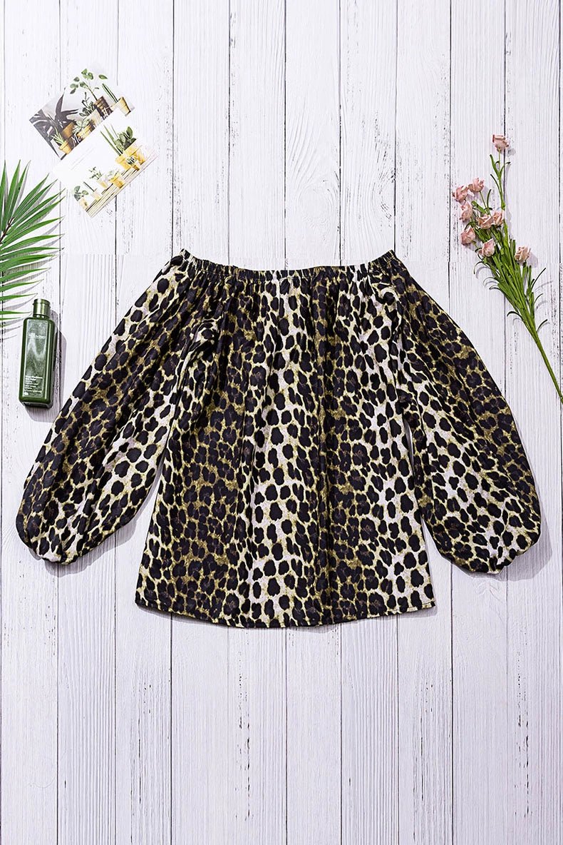 Off - the - Shoulder Fashion Tube Top off - Neck Pullover Long Sleeves Shirt - Kaiju Mafia