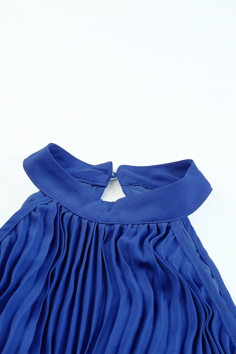 2024 Summer New Arrival Pure Color Halter Jumpsuit Women&