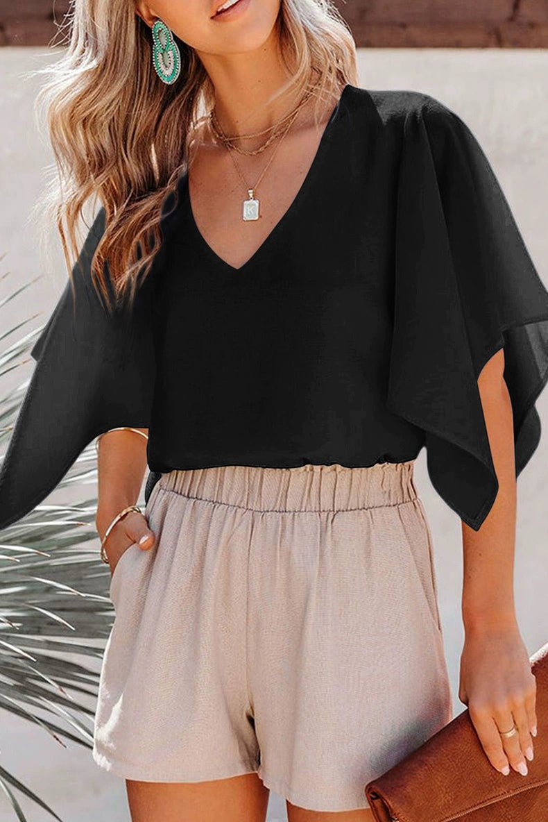 Fashion Minimalist White Loose Pullover Top Short Sleeve - Kaiju Mafia