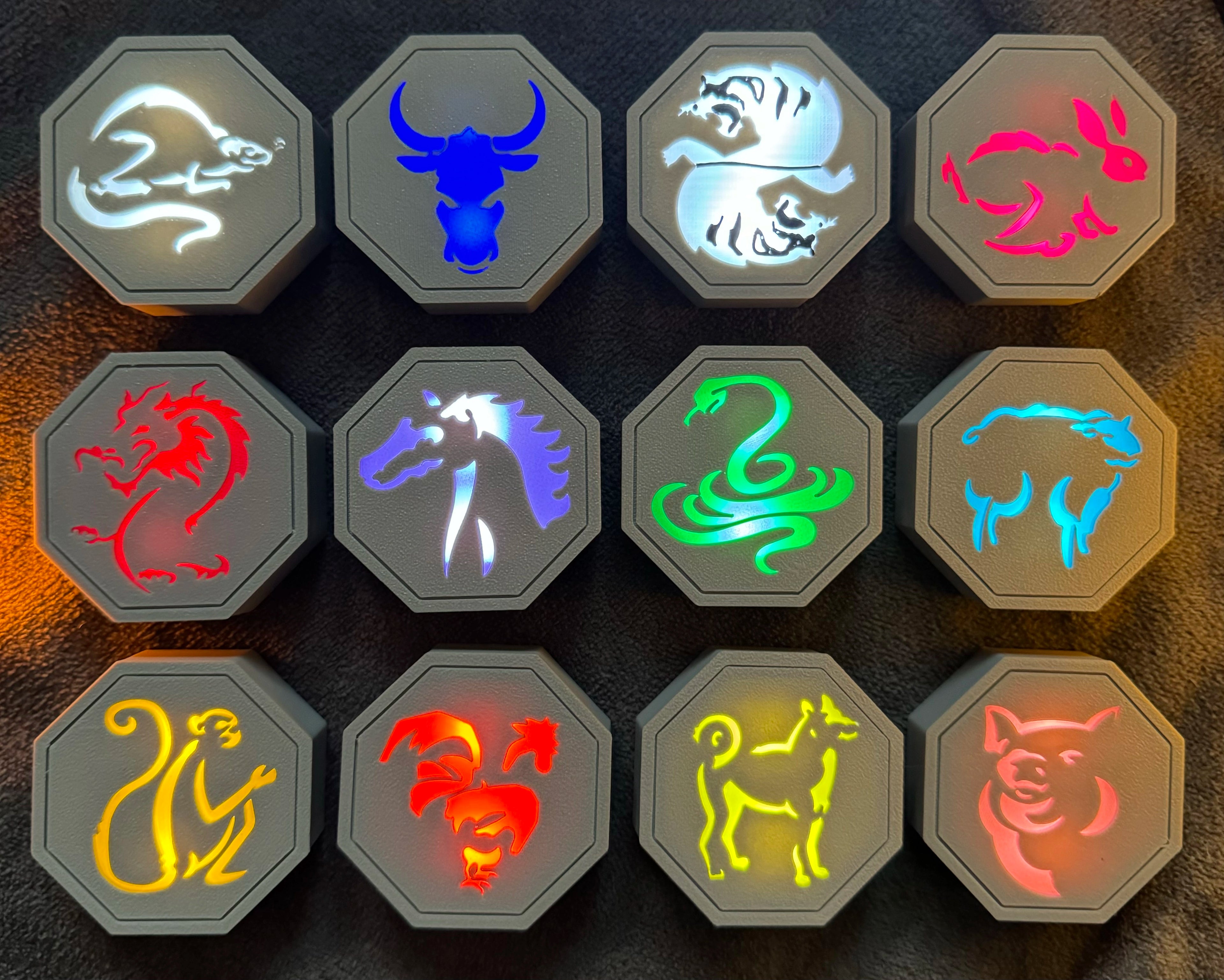 Zodiac Gift Box Luminous Model Decoration Anime - Kaiju Mafia