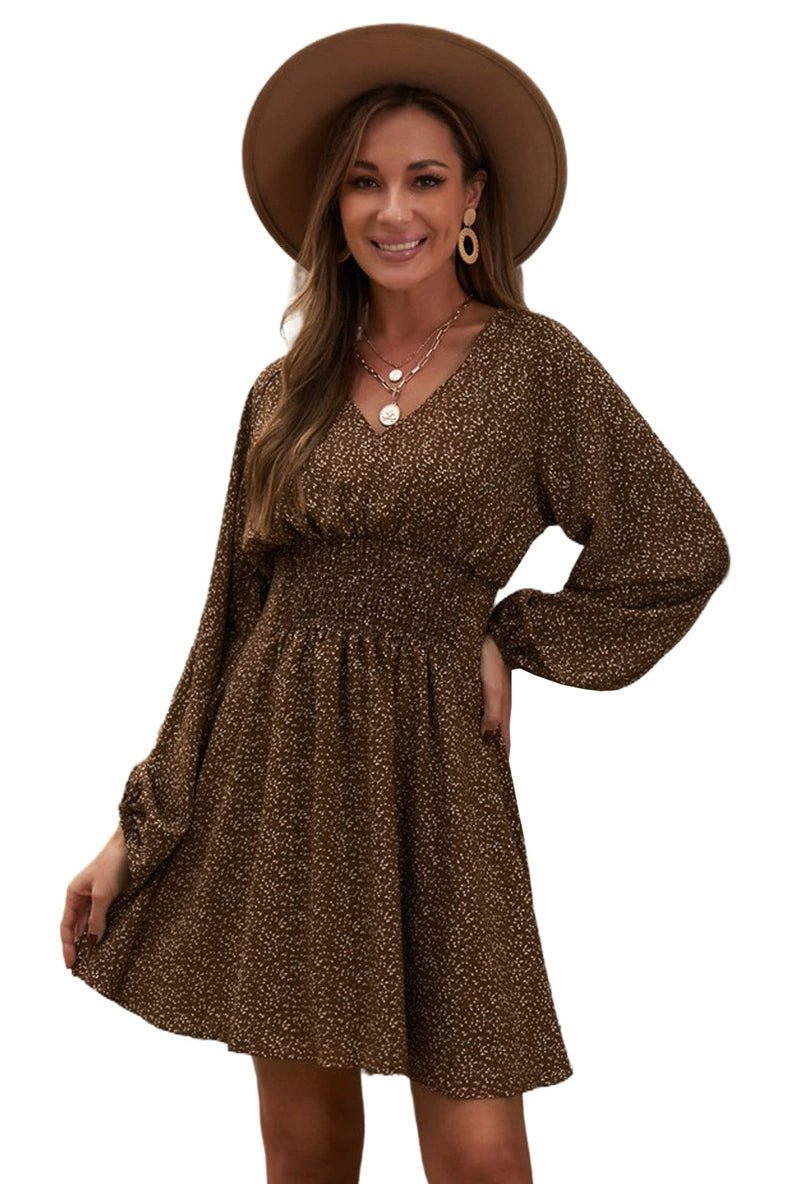 Early Autumn New Arrival Fashion Pullover Polka Dot Long Sleeve Dress - Kaiju Mafia