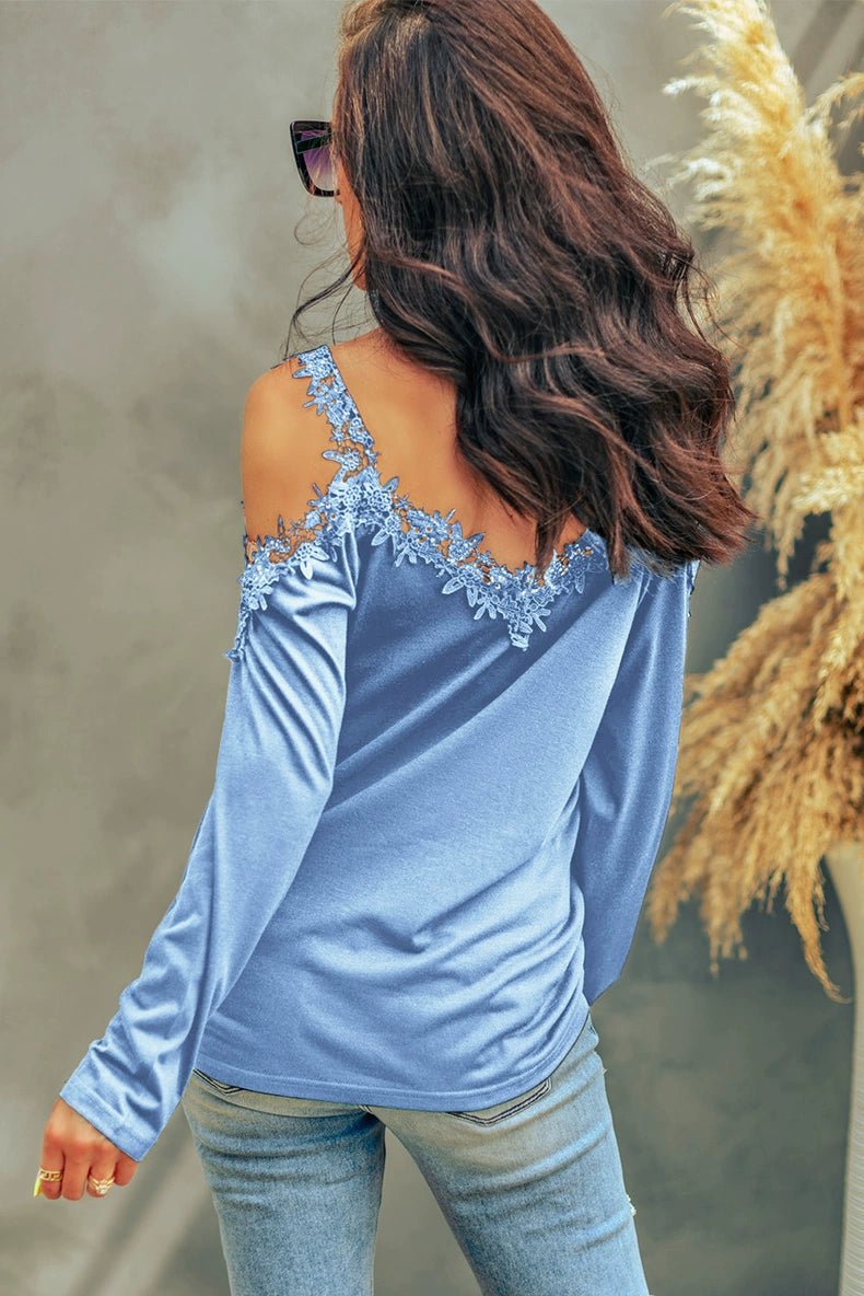 Fashion Sexy Thin Long Sleeves T-shirt Women&