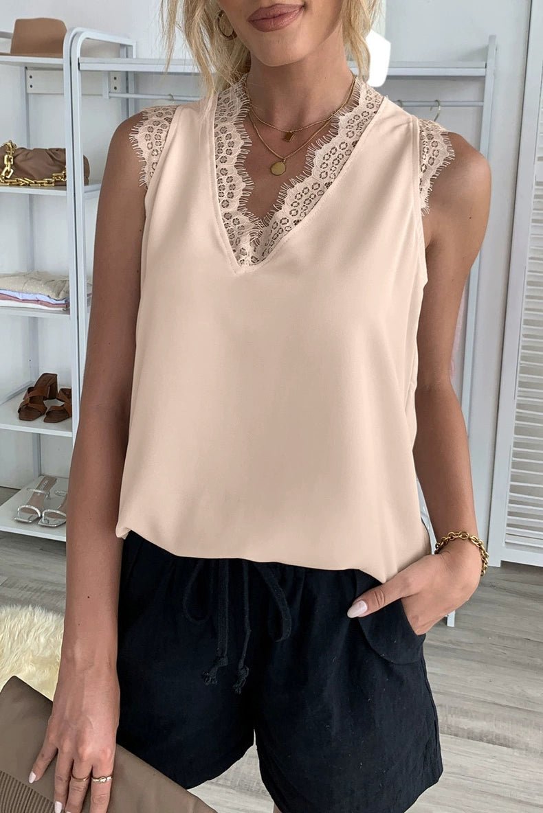 Fashion Eyelash Thin Summer Sleeveless Tops Vest - Kaiju Mafia