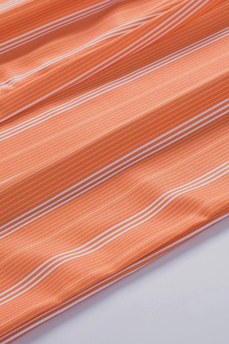 Stripes Personality Slim Fit High Waist Thin Straight - leg Casual Pants - Kaiju Mafia