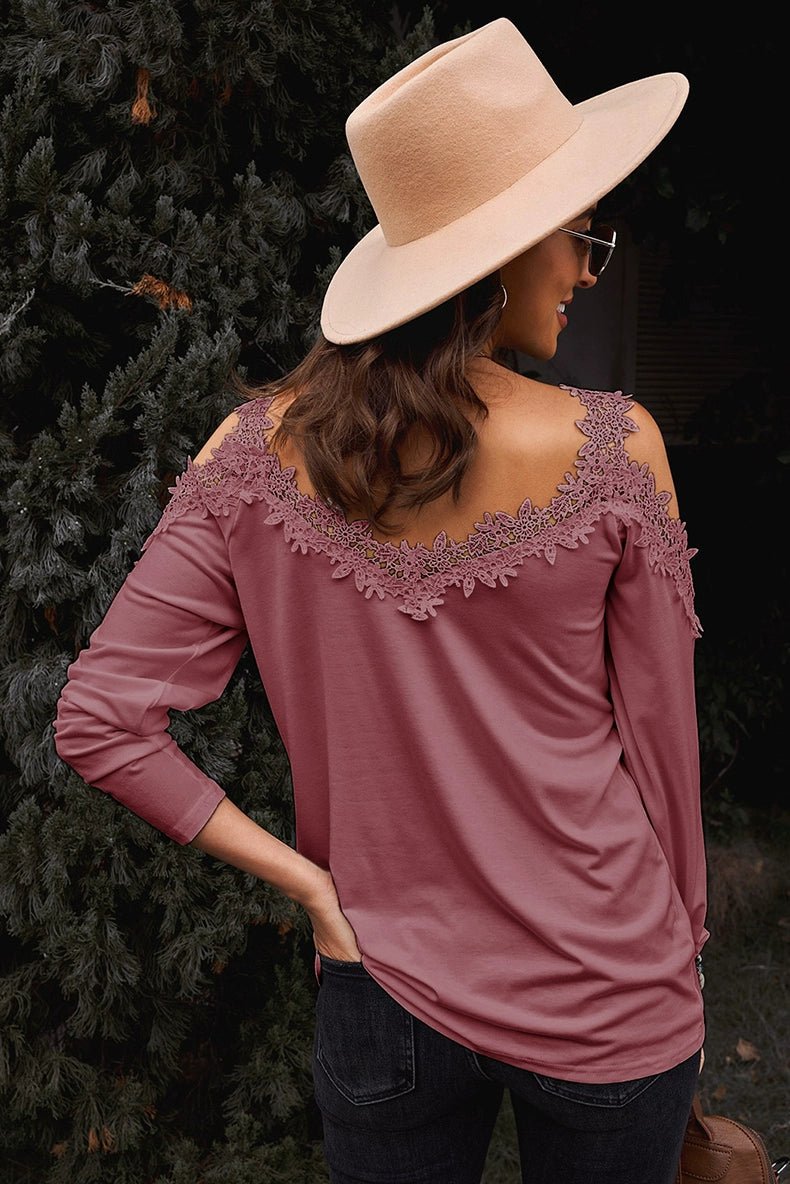 Fashion Sexy Thin Long Sleeves T-shirt Women&