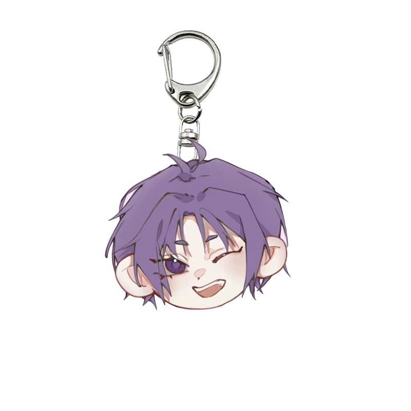 Blue Prison Cartoon Acrylic Keychain Double - Sided Jie Shiyi Bee Music Back Home God Lian Jie Qianche Leopard Horse Ornaments - Kaiju Mafia