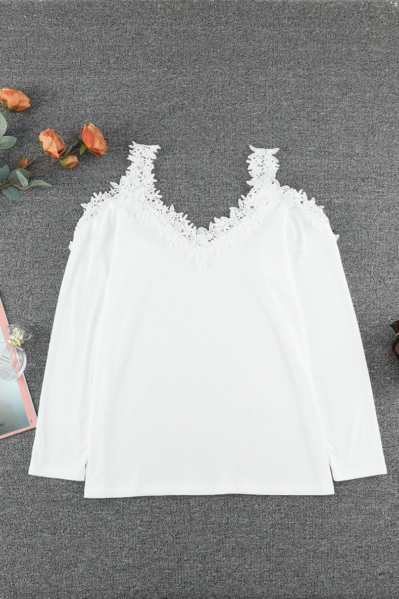 Fashion Sexy Thin Long Sleeves T-shirt Women&